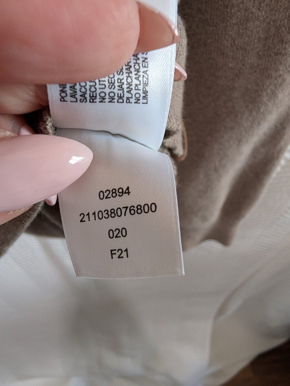 Roots Crewneck Sweater Cotton Cashmere Blend Pullover Neutral Beige Medium - Picture 13 of 13